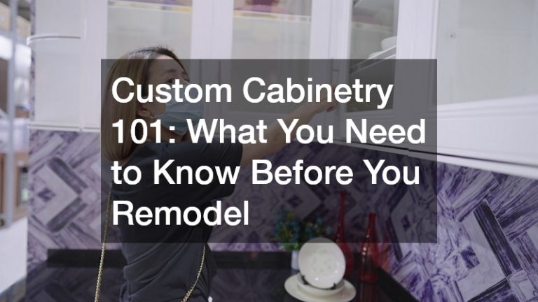 Custom Cabinetry 101  What You Need to Know Before You Remodel